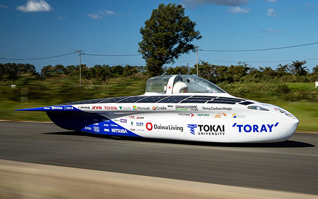 Solar Car “2019 Tokai Challenger” with 4m2 PV panels